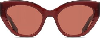 Ferragamo SF 1107S 653 Womens Sunglasses Burgundy Size 55