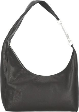 Rick Owens Tassen, Dames, Zwart, ONE Size, Leer, Kleine Gemini Tas