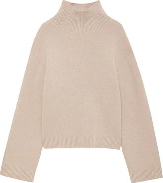 Anine Bing Alma Turtleneck - - Knitwear - Donna - Beige - M