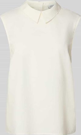 Marc O'Polo Denim Marc OPolo Denim Regular Fit Blusentop mit Hemdblusenkragen in Weiss, Gr&ouml;&szlig;e XS