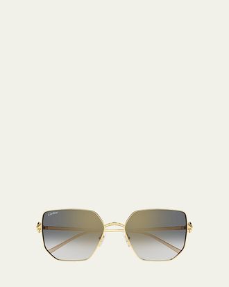 Cartier Clash de Cartier 56mm Butterfly Sunglasses