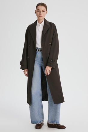 Orolay Maxi Oversized Trench Coat in Coffee at Nordstrom, Size X-Large