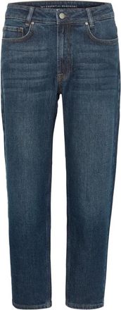 MY ESSENTIAL WARDROBE Jeans, Dames, Blauw, W29 L28, Hoge Tapered Donkerblauwe Retro Wassing