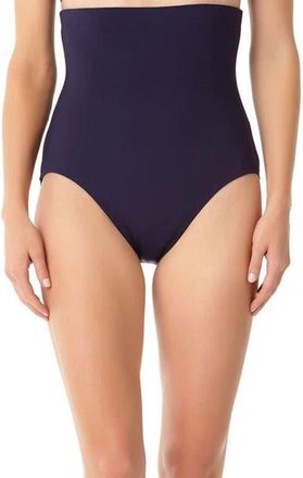 Anne Cole Womens Tummy Control Swim Bottom in Navy at Nordstrom, Size X-Small