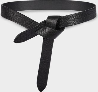 Isabel Marant Kirka Leather Pull-Through Belt