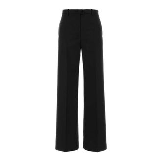 Jil Sander Broeken, Dames, Zwart, XL, Wol, Tailored Pants