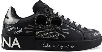 Dolce & Gabbana Dolce&Gabbana Portofino Sneakers Zwart