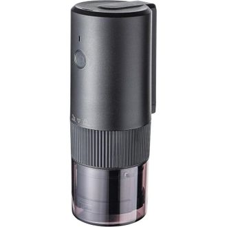 OEM Moulin &Agrave; Caf&eacute; - Meules Coniques C&eacute;ramique - R&eacute;glage 18 Positions - Sans Fil Portable - Noir - 1 Pi&egrave;ce