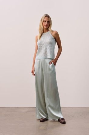Naked Cashmere ALOUETTE CABLEKNIT TANK in Jadite at Nordstrom, Size X-Small