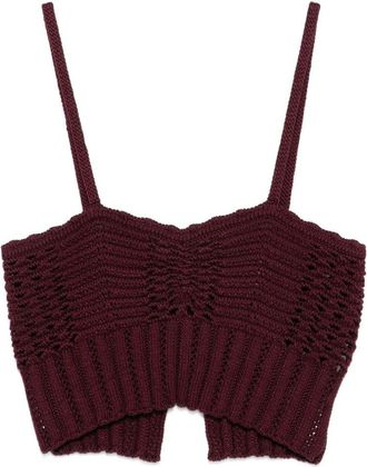Forte_Forte Bralette Cable Cotone