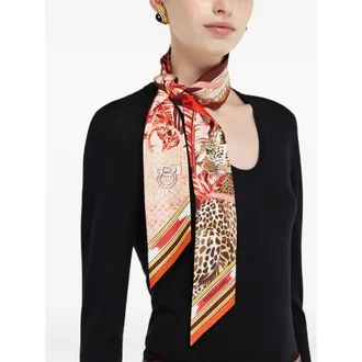 Ferragamo Borde Scarf - Red