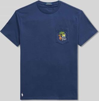 Polo Ralph Lauren Regular Fit T-Shirt aus reiner Baumwolle mit R&uuml;ckenprint in Marine, Gr&ouml;&szlig;e XXL