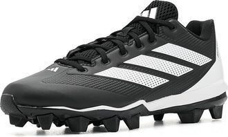 adidas adiZero Impact 2.0 Molded Baseball Cleats Mens Shoes Black/White/White : 13.5 D - Medium, Rubber