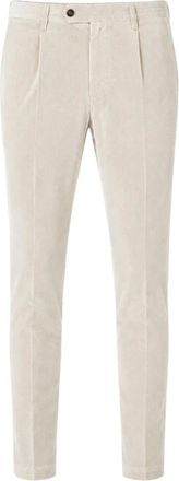 BRIGLIA 1949 Chino Broek - Heren - Chinos - Beige - S - Katoen - Broeken