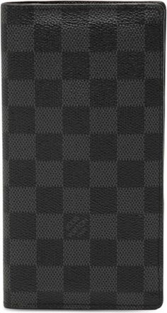 Louis Vuitton Black Pvc Long Wallet (Bi-Fold) (Pre-Owned)