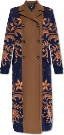 Etro Dames, Mantels, Veelkleurig, Maat: XS Wol