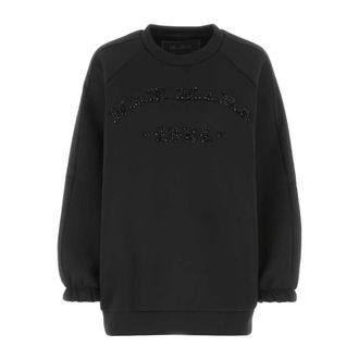 Max Mara Felpa Bratto - Dames - Sweatshirts - Zwart - S - Hoodies & sweatvesten