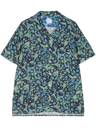 Paul Smith Camicia Bold Florals - Blu