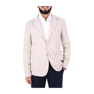 Yes-Zee Jassen - Heren - Blazers - Wit - 2XL - Leer - Jassen