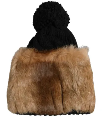 Dolce & Gabbana HAT10007 Winter Beanie - Brown