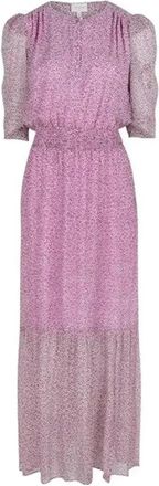 Dante6 D6 Enika Maxi Jurk - Dames - Maxi kleedjes - Roze - S - Chiffon - Kleedjes