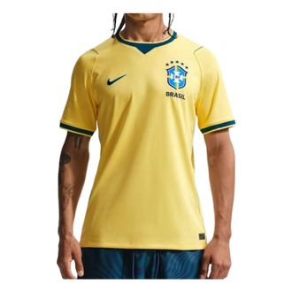 Nike Brazil 2026 Stadium Home Replica Jersey Canary Light Menta Geode Teal IF7054-724