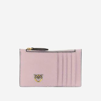 Pinko Pinko Leather Love Birds Card Holder