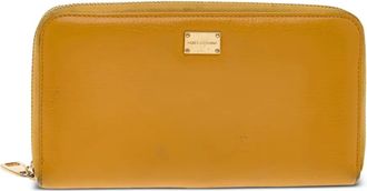 Dolce & Gabbana Portafoglio con placca logo - Marrone
