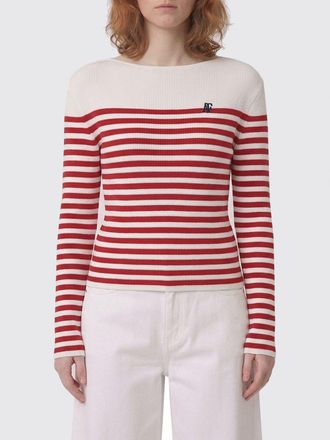 Alberta Ferretti Pullover girocollo Alberta Ferretti in cotone a righe