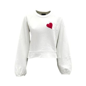 Emporio Armani Mujer, Sudaderas, Blanco, Talla: S