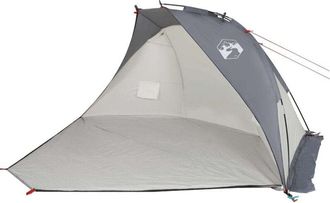 vidaXL Tenda da Spiaggia Grigia 268x223x125 cm in Poliestere 185T - Vidaxl