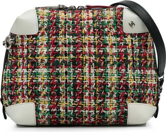 Chanel Pre-owned Womens Tweed Shoulder Bag - Black Textile - One Size