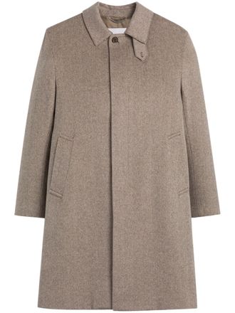 Mackintosh Dunkeld herringbone coat - Neutrals