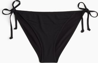 H&M Tie-Tanga Bikinihose - Schwarz