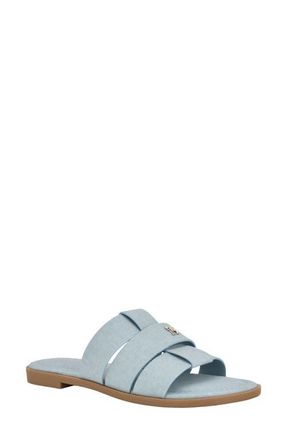 Tommy Hilfiger Moden Slide Sandal in Blue at Nordstrom, Size 6.5