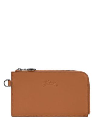 Longchamp Le Pliage Xtra embossed zip pouch - Brown