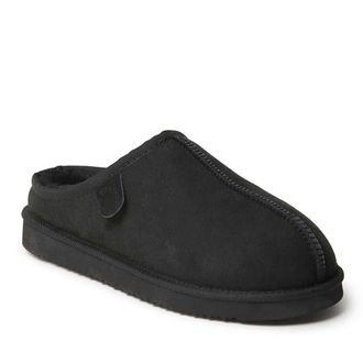 Dearfoams Fireside By Dearfoams Mens Grafton Genuine Shearling Clog Slipper