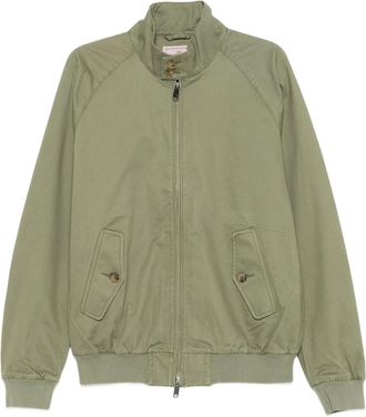 Baracuta Green Lightweight Stand Collar Jacket