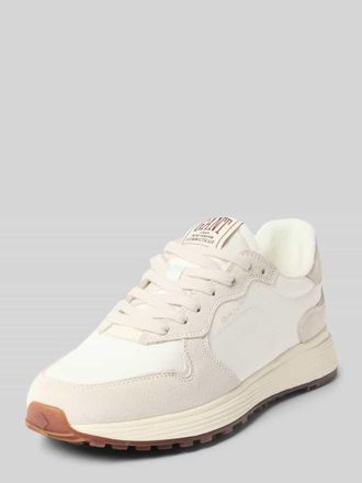 GANT Sneaker aus Leder-Mix mit Logo-Detail Modell Beywin in Weiss, Gr&ouml;&szlig;e 36