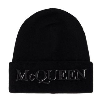 Alexander McQueen Logo Beanie