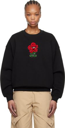 パーカー・フーディ Kenzo Classic Black Crewneck Sweatshirt Kenzo Lucky Tiger Men's Sweatshirt Black FE55SW2084MF-99J