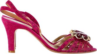 Marc Jacobs Pre-owned Womens Slingback Sandals in Pink Suede - Size EU 38
