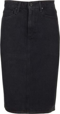 Paige Denim Kokerrok - Dames - Spijkerrokken - Zwart - 8XL - Denim - Rokken