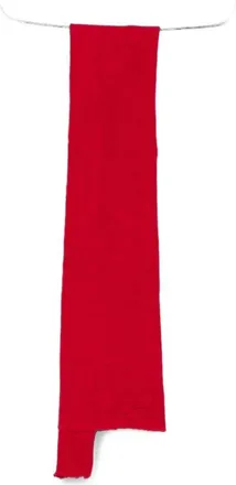 Maria Calderara Scarf Crinkled Felt Ruby Red
