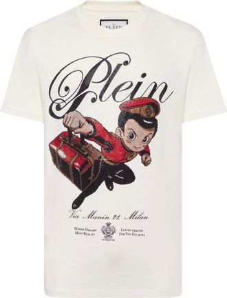 Philipp Plein T-shirt Boy Stones - Bianco