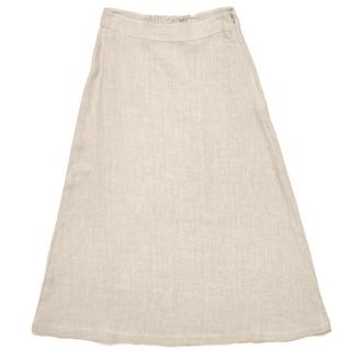 Mazine Linen Midi Skirt Jupe f&uuml;r Damen | beige