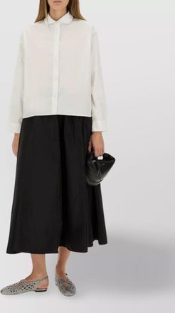 Aspesi midi flared skirt side pockets