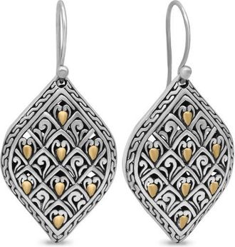Devata Dragon Skin Earrings in Sterling Silver and 18K Gold at Nordstrom