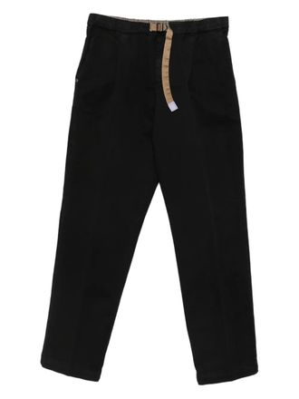 White Sand belted trousers - Black