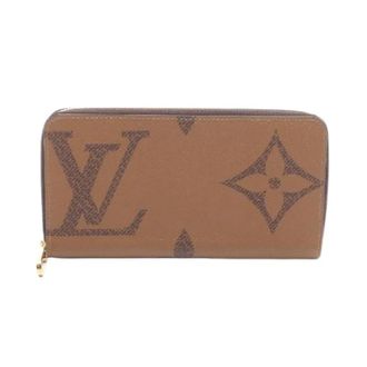 Louis Vuitton Pre-owned Wallets, female, Brown, Size: ONE SIZE Pre-owned Zippy Wallet Monogram Giant Reverse Long Wallet